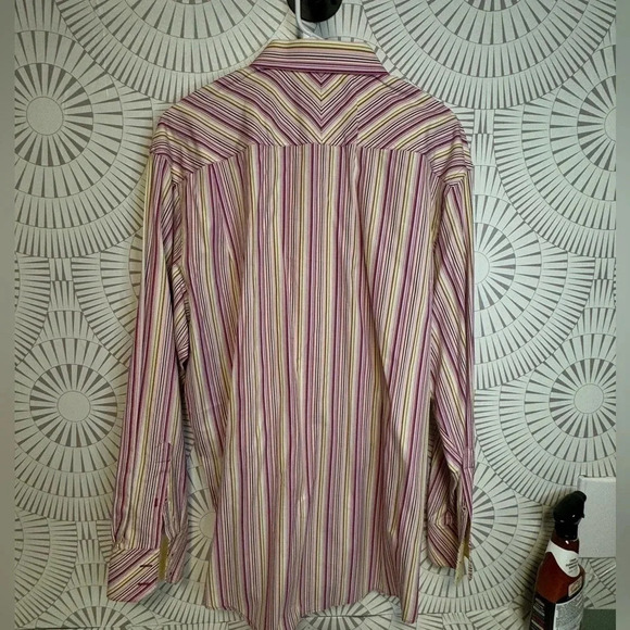 Bachrach Men’s dress shirt XL button‎ up - Picture 7 of 9